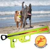 K9 Kannon Dog Tennis Ball Launcher Interactive Dog Toy with 1 Dog Ball, Green