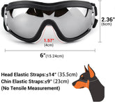 Dog Goggles - Large Dog Eye Protection Goggles Windproof Sunglasses for Medium Large Dog